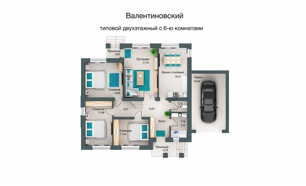 планировка участка частного дома