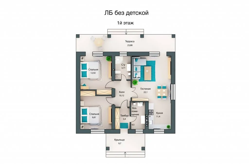 планировка без детской