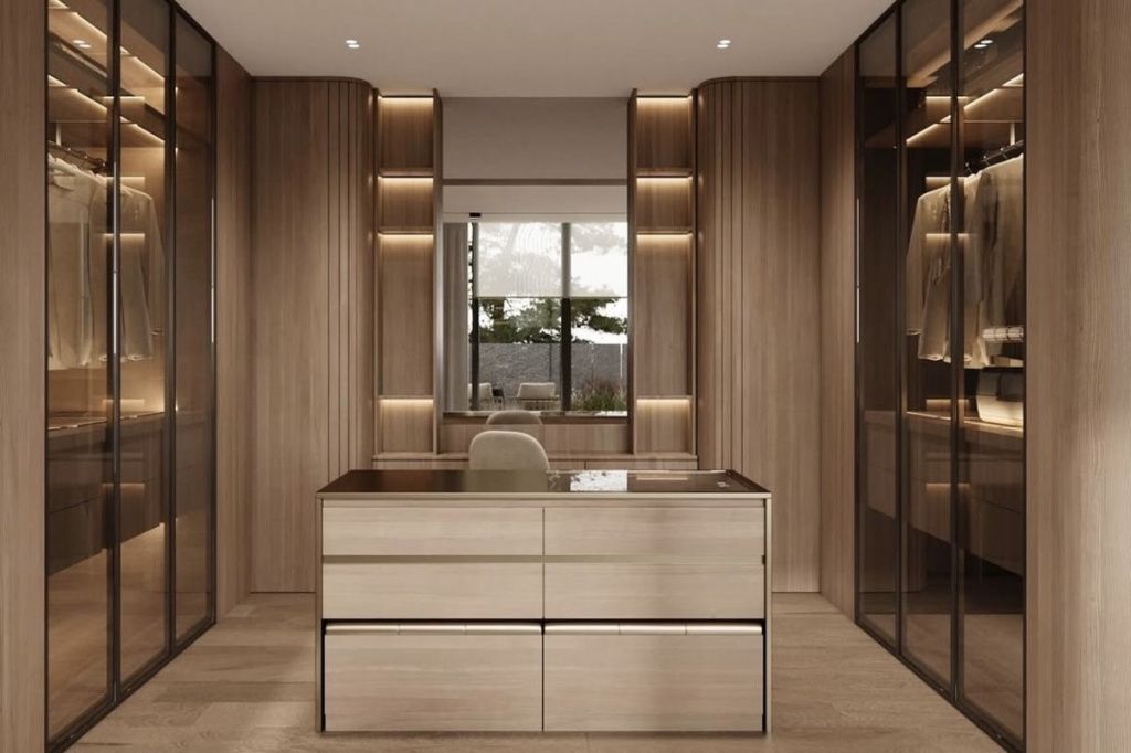 мебель в бежевой комнате