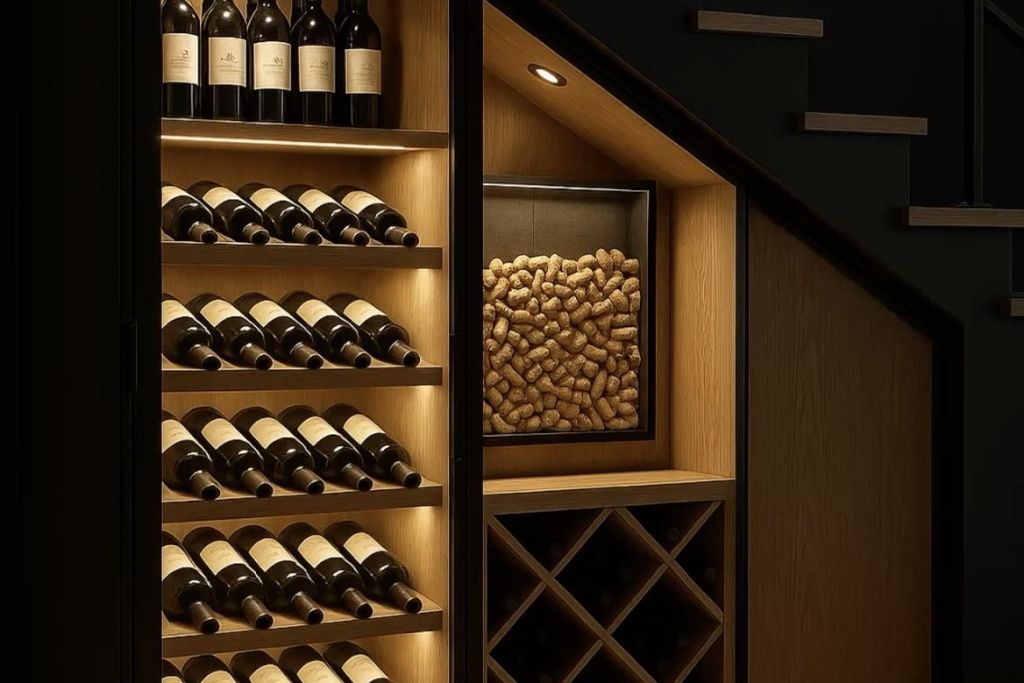 алкоголь на полках