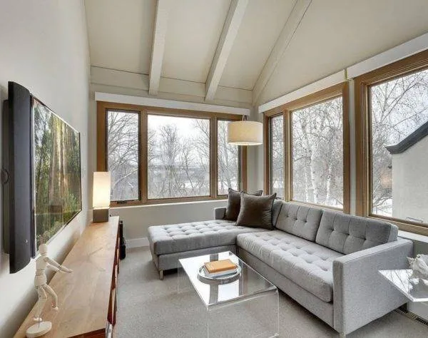 современный загородный дом интерьер