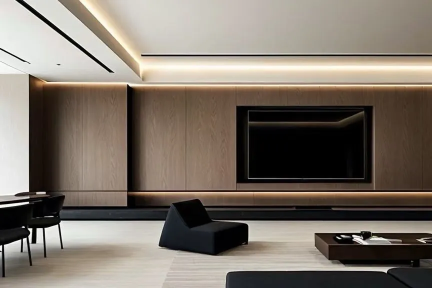 черный пуфик